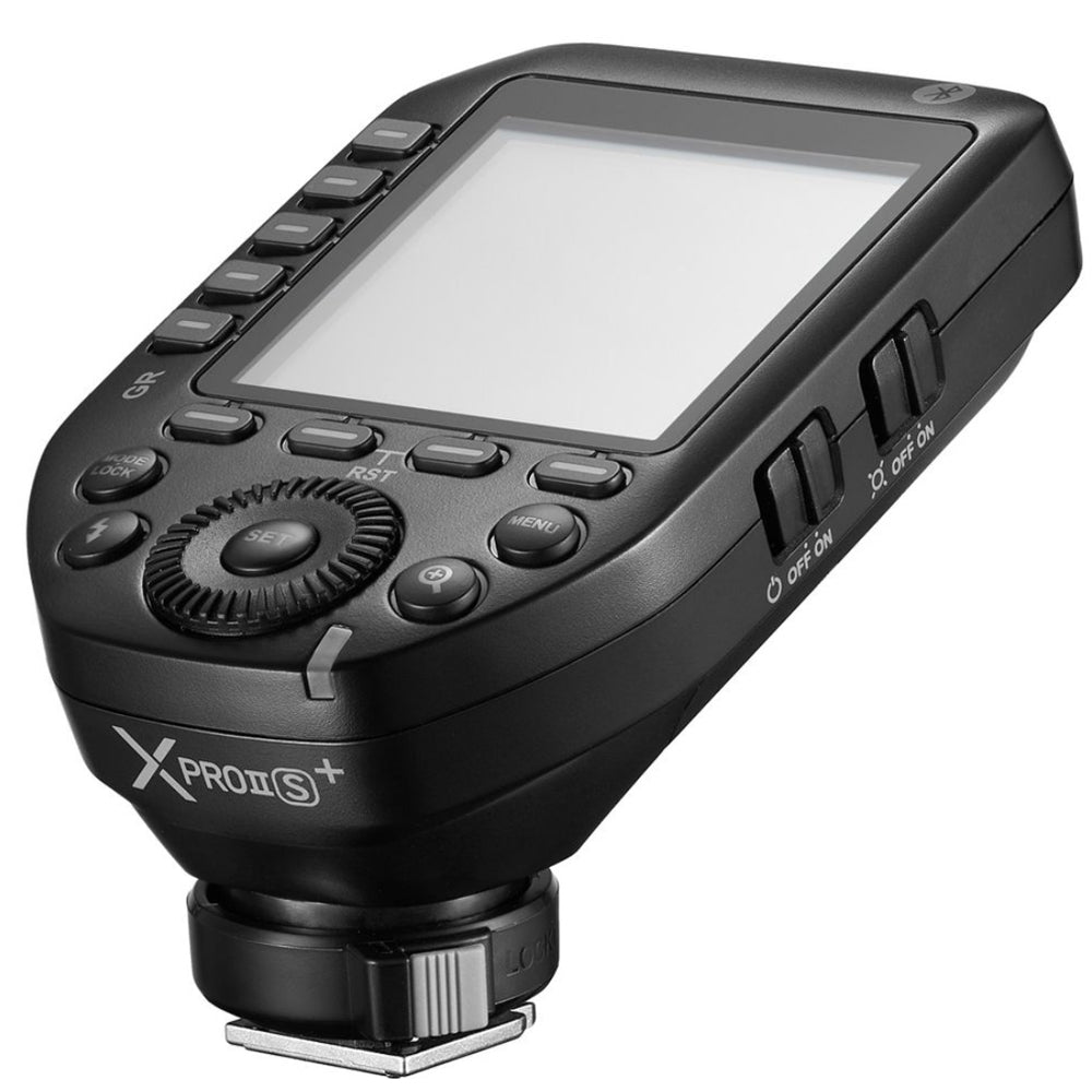 Godox XPRO-S XPROII-S XPROII-S+ TTL 2.4Ghz Wireless Flash Trigger Transmitter with Autoflash and Max 328ft Range, Sekonic L-858 & TCM Function, Mobile App Control and Multi ID Access Settings for DSLR and Mirrorless Camera | JG Superstore