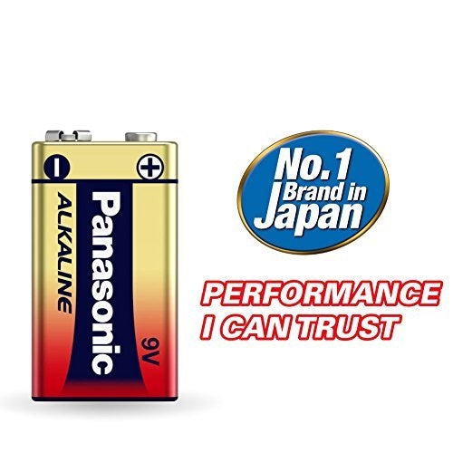 [CLEARANCE] Panasonic 6LR61T/1B Long Lasting Advance Power Alkaline 9V 6F22 Battery 9V