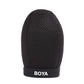 [CLEARANCE] Boya BY-T80 Microphone Foam Inside Depth 80mm Microphone Windscreen Windshield Wind Shield Foam for Shotgun Mic Accessories