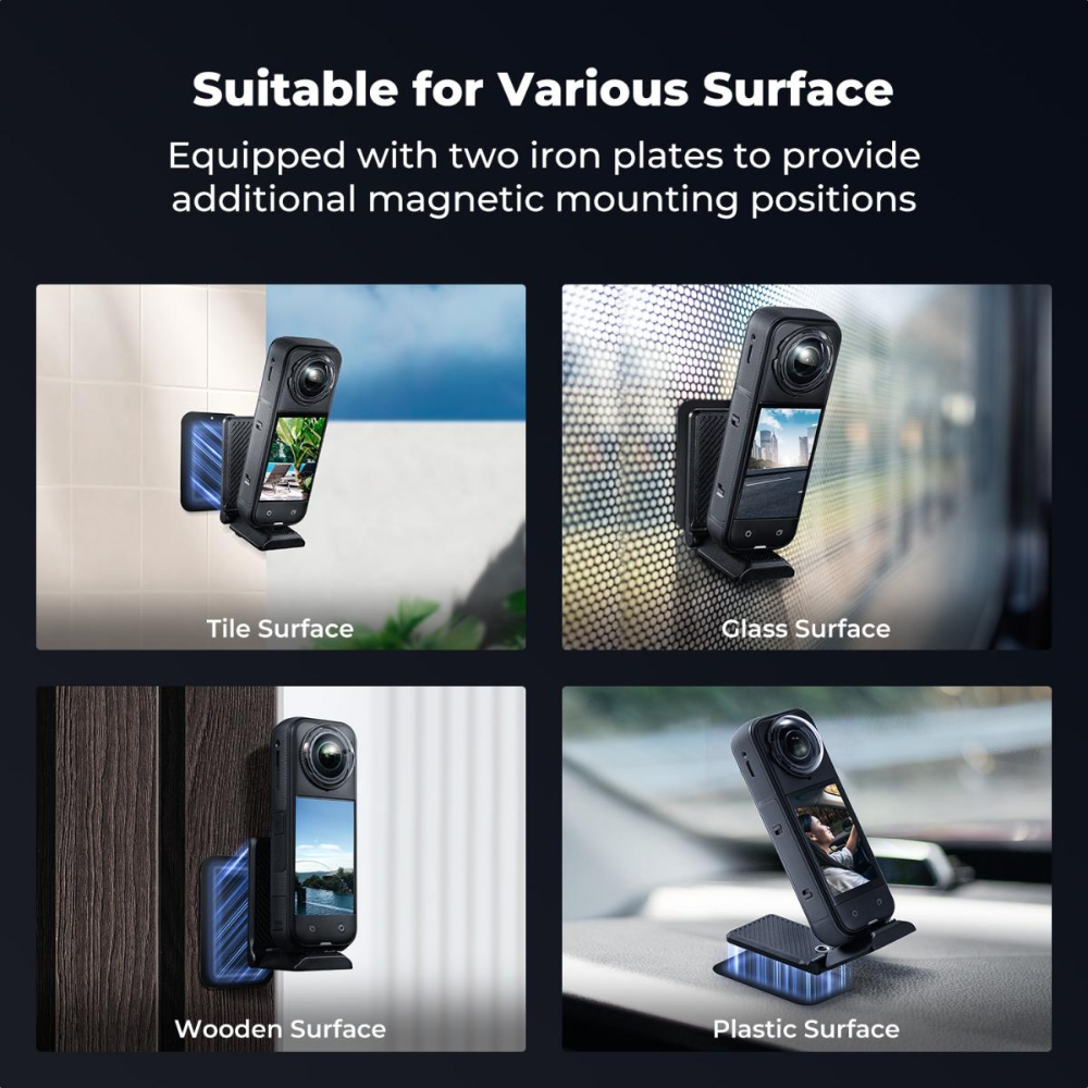 K&F Concept Magnetic Mount Stand for Insta360 X6/X5