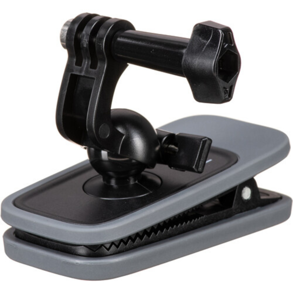 TELESIN Backpack Clip Mount for Action Cameras with 360° Ball Head and Mounting Buckle