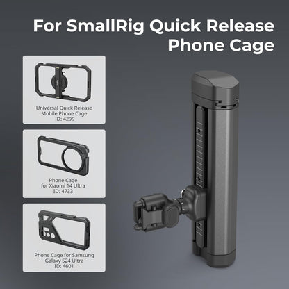 SmallRig Rotatable Bilateral Quick Release Side Handle Grip for HawkLock Mobile Video Smartphone Cages | 4842