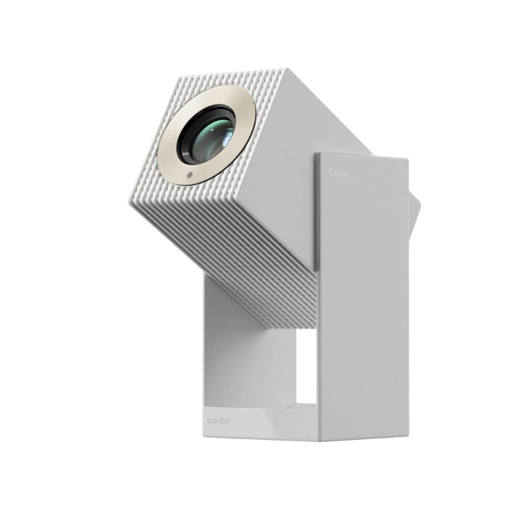 WANBO Cube 2 Pro Smart Projector w/ 230° Gimbal Stand