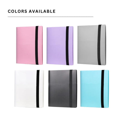 [CLEARANCE] Pikxi 160 Pockets Solid Colors Mini Film Photo Album with Elastic Loop for Fujifilm Instax Mini Instant Camera - Purple