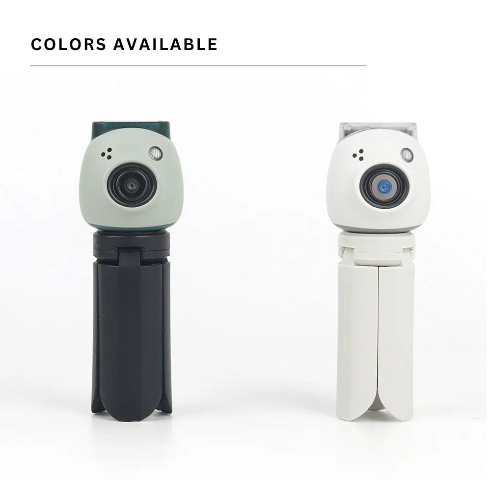 Pikxi Mini Tripod Grip for Fujifilm Instax Pal Tiny Digital Camera - Black & White