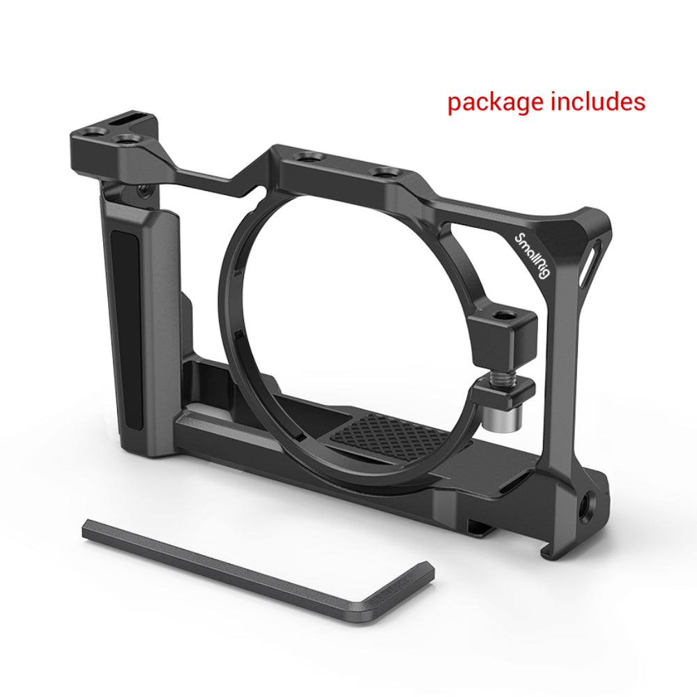 SmallRig Camera Cage for Sony ZV-1 II, ZV-1F, ZV-1 - Formfitting Full Coverage Protection, Cold Shoe Mount, Unobstructed Access to Ports & Buttons, Multiple Mounting Options | 2938