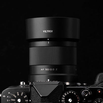 Viltrox Air Series 50mm F/2.0 Large Aperture Nikon Z Mount AF Autofocus STM Full Frame Format Standard Prime Lens with High Quality Optics, Smart Eye and Face Detection for Mirrorless Camera, Bokeh and Street Photography Videography