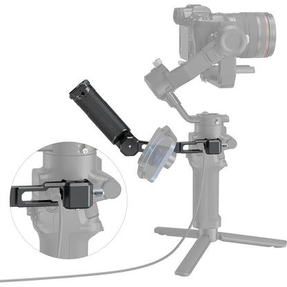 SmallRig Ergonomic Sling Handgrip with 180 Degree Rosette Joint, Mounts via NATO Clamp, 1/4"-20 & 3/8"-16 ARRI-Style Threads, 6Kg Load Capacity for DJI RS 2, RSC 2, RS 3, RS 3 Pro, RS 3 Mini, RS 4 & RS 4 Pro