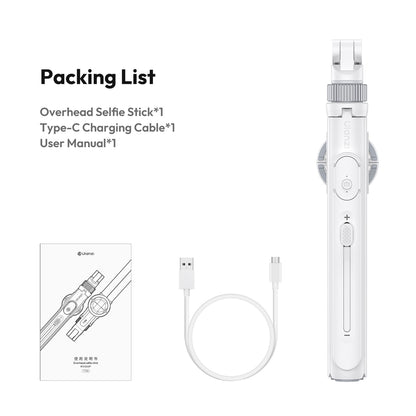 Ulanzi 4-in-1 Magnetic Selfie Stick Tripod with Multiple Shooting Modes, 360° Rotation 270° Tilt, Push-Pull Adjustable Leg, Dual Cold Shoe Mount for Photography, Live Recording, Content Creation & Videgraphy | TT88