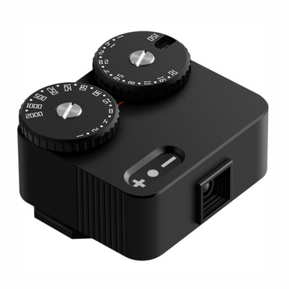 TTArtisan Light Meter II Alog Illuminometer APS-C Frame, F/2.0 Large Aperture with Dual Tuning Dial and Light Indicator, 23 Stop Shutter Speeds for E / X / Z / M43 / RF Mount Mirrorless Cameras and Photography | Black, Silver