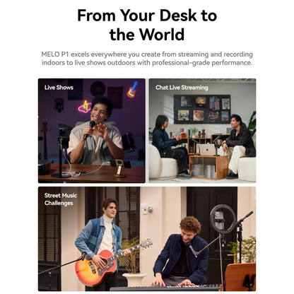 Hollyland MELO P1 Wireless Audio Studio System | Solo / Combo / Ultimate Combo