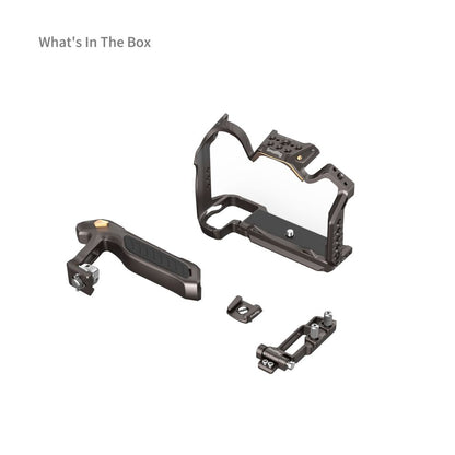 SmallRig Night Eagle Full Camera Cage Kit for Nikon Z6 III with Top Handle, Arca-Type Quick Release Base Plate, TO Rail, Cold Shoe Mount, 1/4"-20, 3/8"-16, M3 & M2.5 Threaded Holes for Attachments and Accessories | 4521 4522