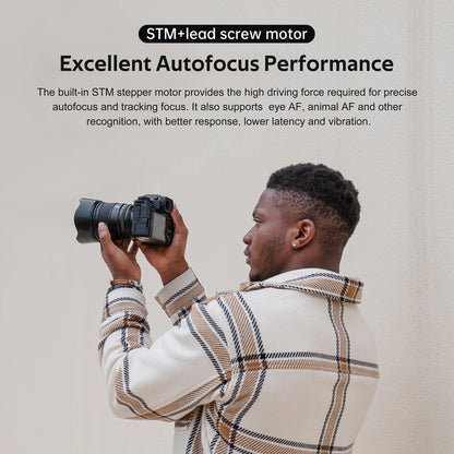 Viltrox AF 27mm f/1.2 STM Auto focus Prime Lens with APS-C Format for Sony E-Mount Mirrorless Cameras