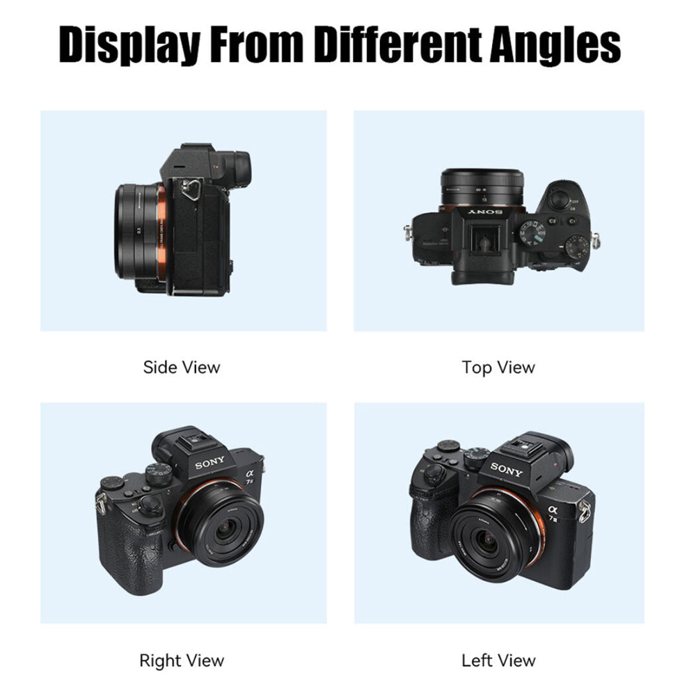 7Artisans 18mm F/5.6 Full Frame Format Sony E Mount Wide Angle Prime Pancake UFO Slim Lens MF Manual Focus for Mirrorless Cameras