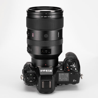 Viltrox AF 135mm  f/1.8 LAB Nikon Z Mount AF Auto Focus Fast Telephoto Prime Lens Full Frame Format with 11-Blade Diaphragm for Dreamy Bokeh, VCM Focus Motor, Multi-Layer no Coating and Weatherproof Resistance