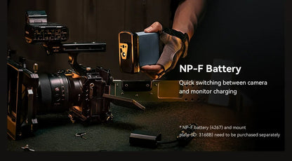 SmallRig Compact V-Mount Battery Mounting Plate System with Arca-Swiss QR Quick Release Plate, 90 Degree Rotating Plate and 15mm Rods with Chest Support for SmallRig VB50 / VB99, Sony Alpha, Canon EOS and Panasonic Lumix Series DSLR / Mirrorless Camera