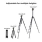 K&F Concept K234A3 Aluminum Camera Tripod with Arca-Type Quick Release Ball Head & Smartphone Holder - 178cm Max Height, 8kg Load Capacity, 4-Section Legs with Flip Locks