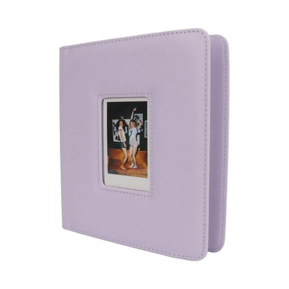 Pikxi AM288 288 Pockets PU Leather Photo Album for Fujifilm Instax Mini Instant Film Cameras - Available in Blossom Pink, Pastel Blue, Lilac Purple, Off White, Mint Green, Black and Brown