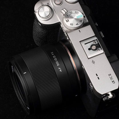 Viltrox Air Series AF 50mm F/2.0 Nikon Z / Sony E Mount AF Autofocus STM Full Frame Format Prime Lens with High Quality Optics and Eye and Face Detection for Mirrorless Camera