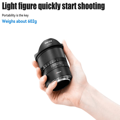7Artisans 10mm F/2.8 Mark II Full Frame Format Nikon Z Mount Ultra Wide Angle Fisheye Prime Lens MF Manual Focus Large Aperture for Z30 Z5 Z50 Z6 Z7 Z8 Z9 Zf  Mirrorless Cameras