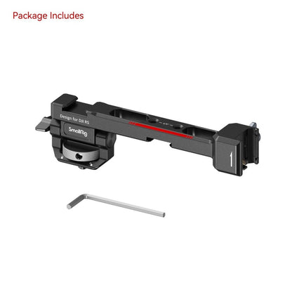 SmallRig Monitor Mount with NATO Clamp, Top & Bottom Shoe Mounts, 1.5kg Load Capacity and Tilt-Adjustable Thumbscrew Mount for DJI RS 2 & RSC 2 Gimbals 3026B