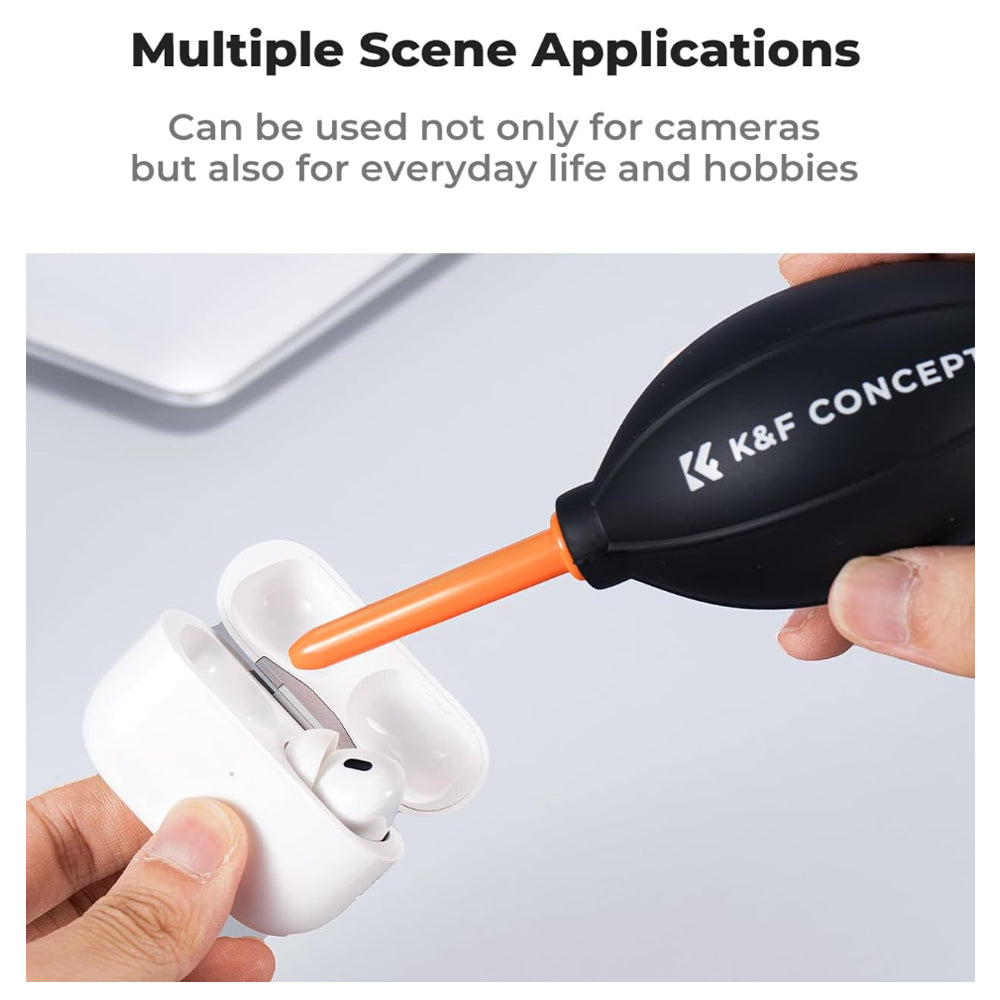 K&F Concept Air Dust Blower Lens and DSLR Mirrorless Camera Cleaner with Long Nozzle Design