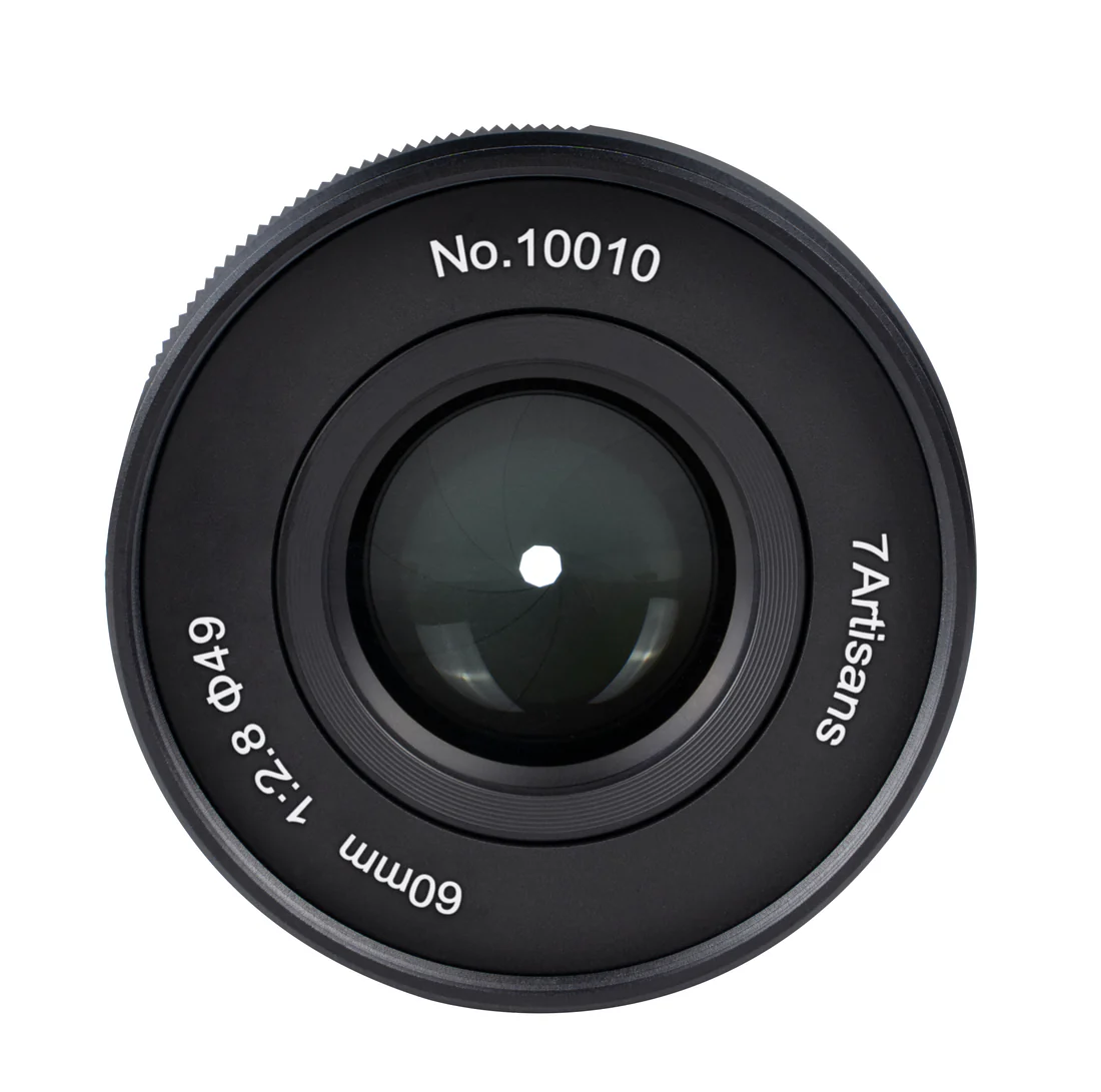 7Artisans 60mm F/2.8 Mark II APS-C Format Canon RF Mount Macro Telephoto Prime Lens MF Manual Focus for Mirrorless Cameras