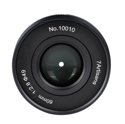 7Artisans 60mm F/2.8 Mark II APS-C Format Canon RF Mount Macro Telephoto Prime Lens MF Manual Focus for Mirrorless Cameras