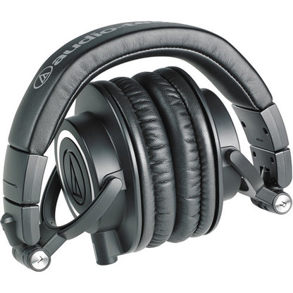 Audio Technica ATH-M50x Professiol Studio Monitor Headphones with 45 mm Large-Aperture Drivers for Studio Tracking Mixing, DJ Monitoring and Persol Listening