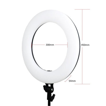 Viltrox VL-600T 45W Video LED Ring Light Photography Lamp Bi-Color Dimmable for Phones Camera and Studio