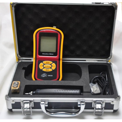 Benetech GM63B Digital Displacement / Velocity / Acceleration Measurement Vibrometer Vibration Meter + Temperature Meter