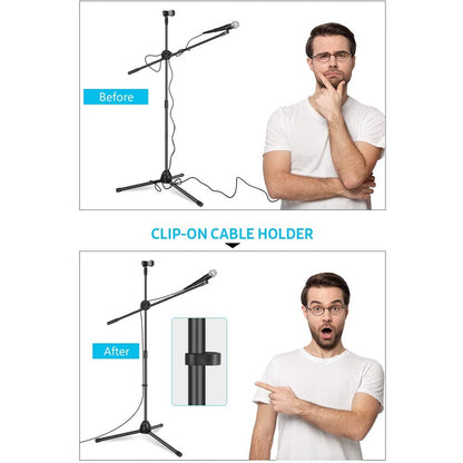Maono AU-B26 Tripod Boom Microphone Stand