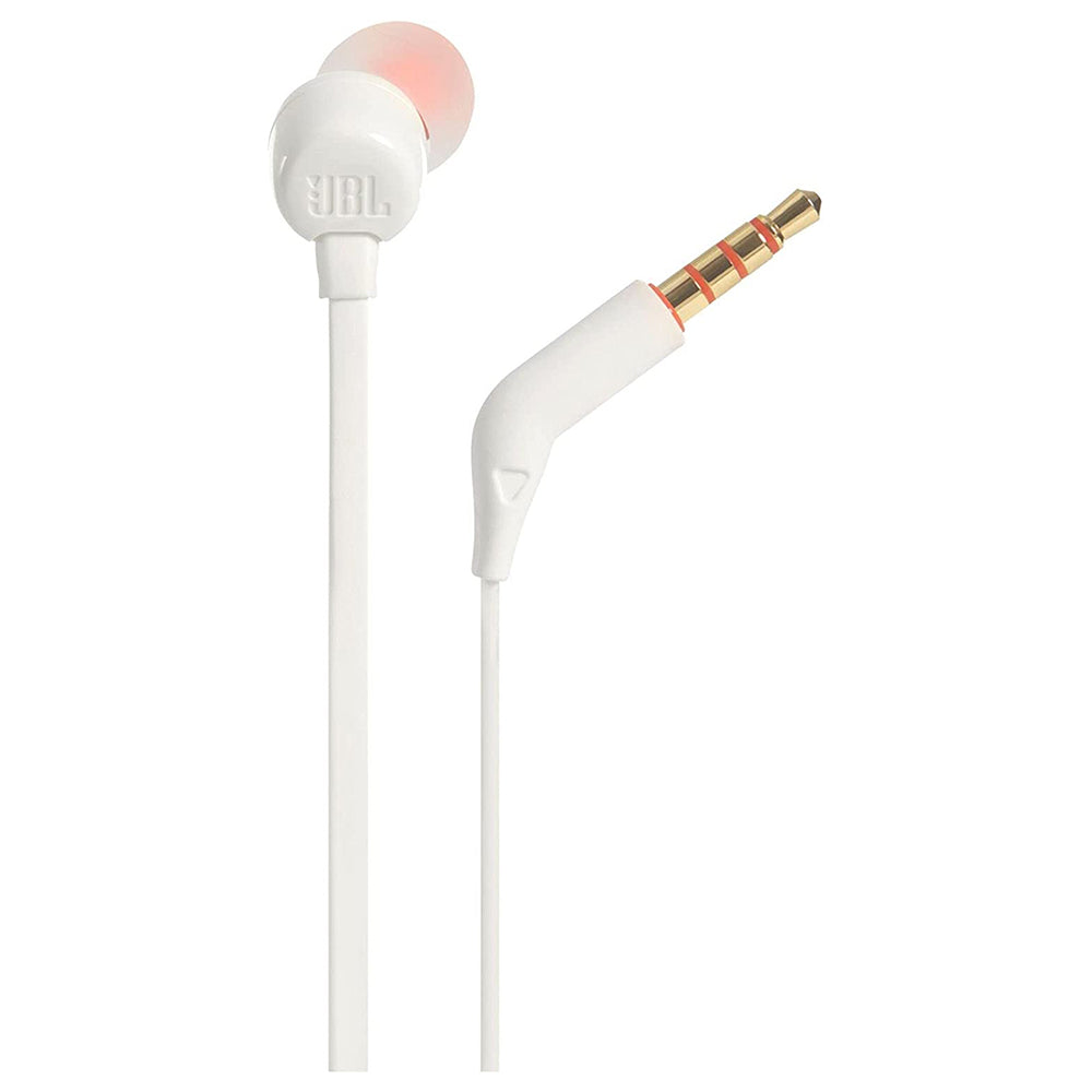 JBL Tune 110 9mm Dynamic Pure Bass Quality Sound In-Ear Headphones with In-Line Remote with Microphone Control