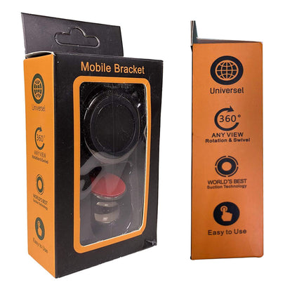 [CLEARANCE] Pxel Magnetic Smartphone Holder 360 Rotation Mobile Bracket with 3M Adhesive for Cars (Available in Different Sticker Designs)