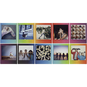 Fujifilm Instax Square Rainbow Frame 10 Sheets Film for Fujifilm Instax Square Cameras