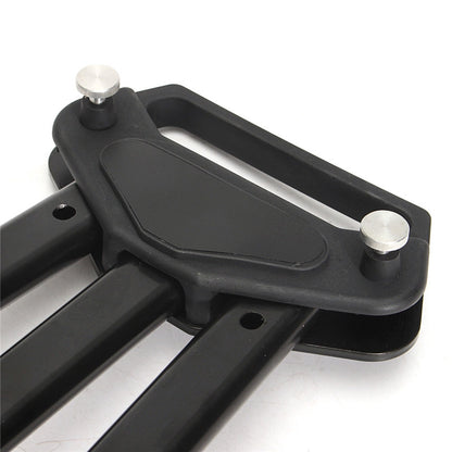 Pxel AA-TP DOLLY Heavy Duty Aluminum Folding Tripod Dolly with 3 Wheel Slider Stand for Video Camera Camcorder