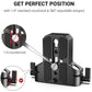 SmallRig Camera Base Plate with Dual 15mm Rod Rail Clamp for Camera and Cages - 1674