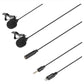 [CLEARANCE] Boya BY-M2D Dual Lavalier Microphone for Apple 11 Pro Max XS Max XR 8 7 Plus iPad 6 5 Pro Air mini 4 3 2 iPod Touch 3.5mm to Lightning
