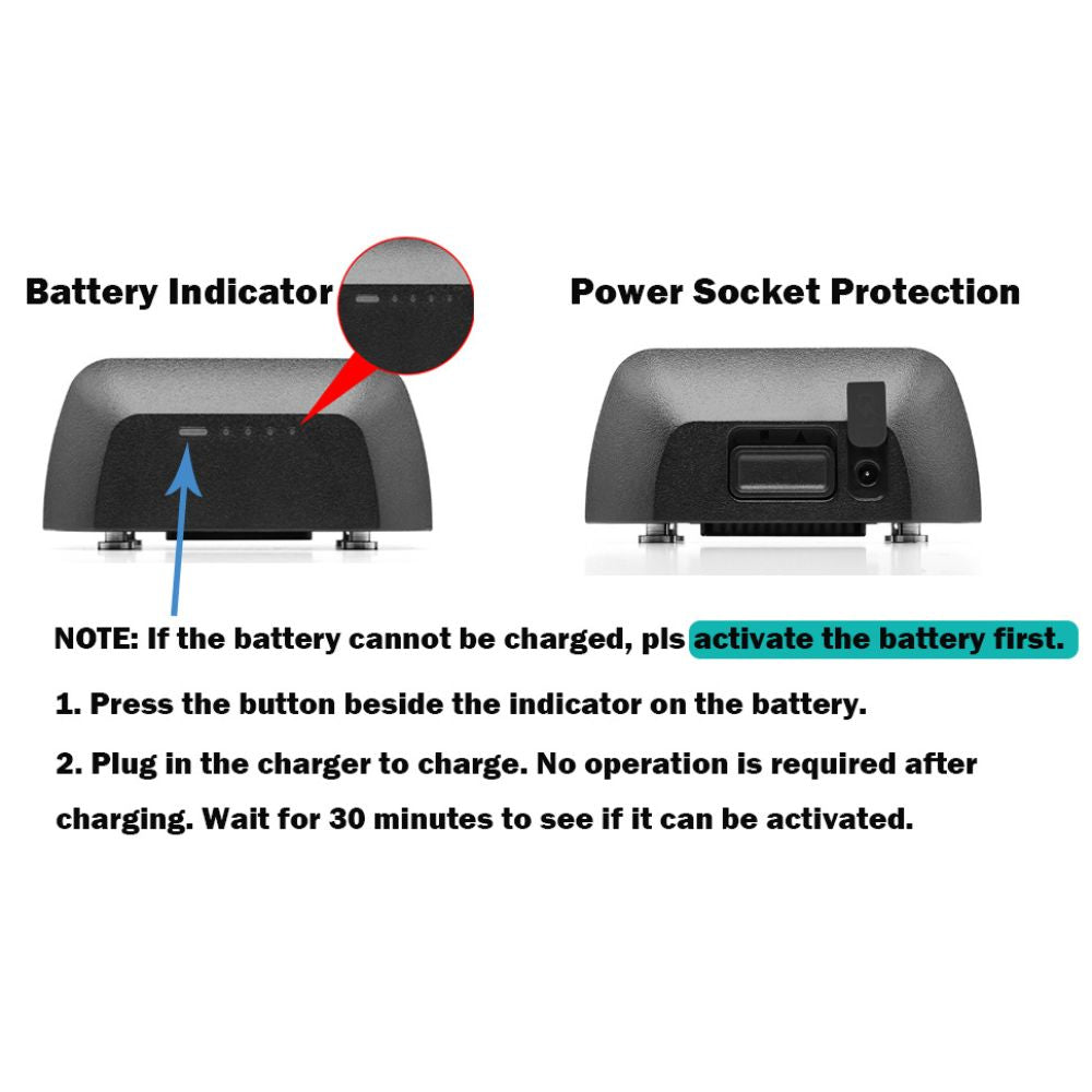 Godox WB400P 2600mAh Battery for AD400Pro Flash Head with 380 Full Power Flashes and 2 Hours Charging