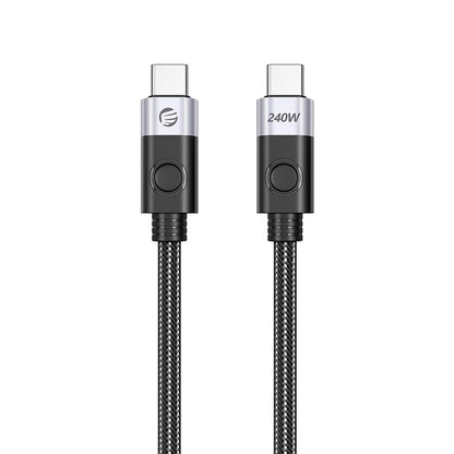 [CLEARANCE] ORICO CC240 (0.5m / 1m /1.5m / 2m) USB 3.2 / USB 4.0 Type C Fast Charging Data Cable Type C to Type C with 20Gbps / 40Gbps Fast Data Transmission Rate, PD 240W 4K 60Hz / 8K 60Hz Video, Nylon-Braided Aluminum Alloy