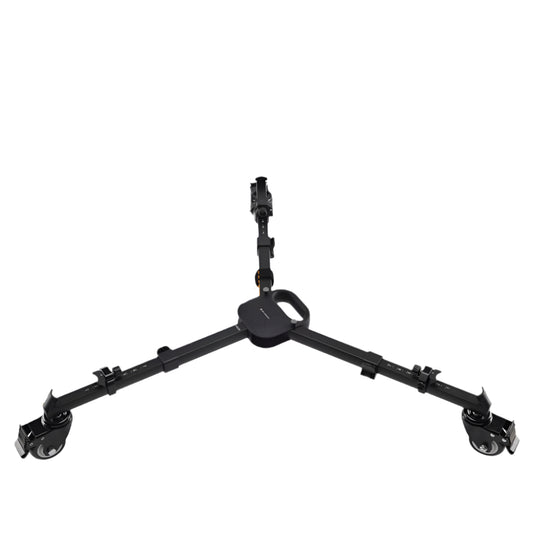 K&F Concept Heavy Duty Aluminum Alloy Universal Tripod Dolly 3 Wheel Base with Buckle Locks, 2 Section Legs, 20Kg Max Load Capacity for Studio Equipment