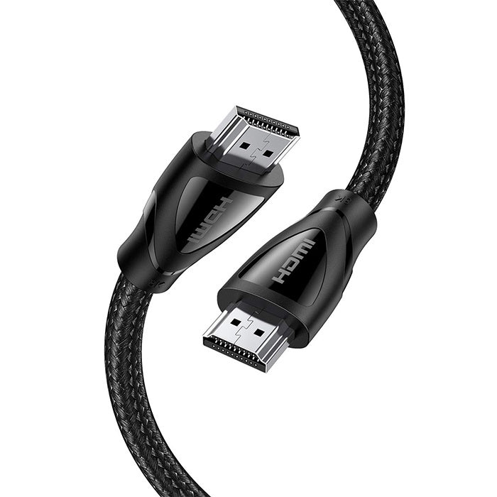UGREEN 8K 60Hz FUHD HDMI 2.1 Male to Male 3-Meters Cotton-Braided Video Cable 48Gbps High Speed Supports 3D Display for TV, Monitors, PC, Laptop | 80404