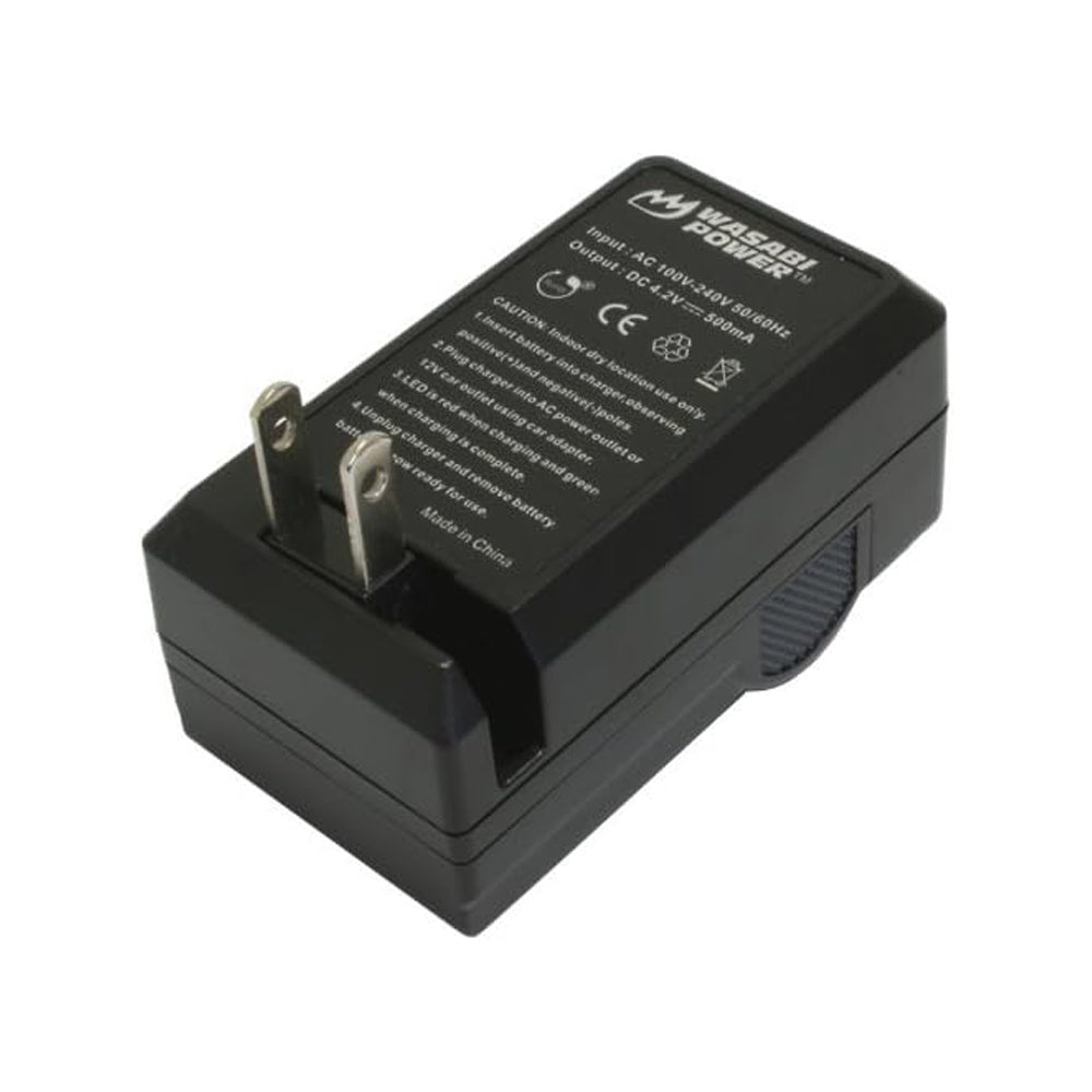 [CLEARANCE] Wasabi Power Olympus LI-50B LI50B Battery / Charger with Built-In Fold Out US Plug, Car Charger and Euro Plug Adapter for Tough TG-870 TG-850 TG-830 iHS Stylus 9010 9000 1030 SZ-31MR iHS SZ-30MR XZ-10 XZ-1 and Other Olympus Digital Camera | JG