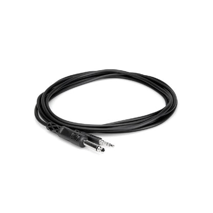 Hosa Technology CMP-110 Stereo Mini Male to 1/4 Mono Male Cable - 10'