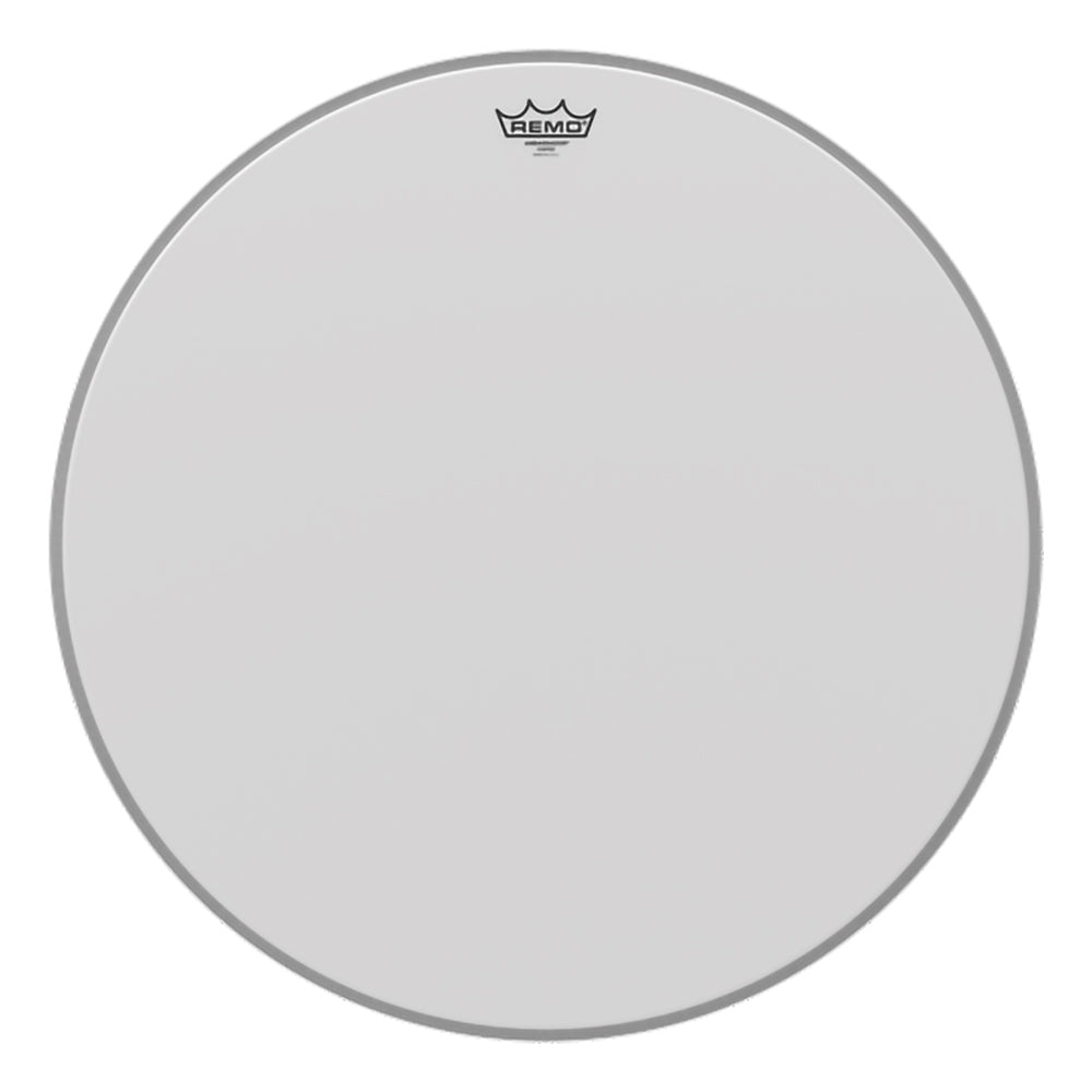 Remo Ambassador Coated Bass Drum Head with Warm Open Tones, Bright Attack and Controlled Sustain for Tom, Bass and Snare Batter Drums (Available in Different Sizes) | BR-11