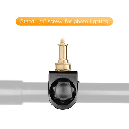 Pxel AA-UC3 Heavy Duty Clip Clamp C / U Type Photo Studio Light With Stand 1/4" Screw For Studio Flash