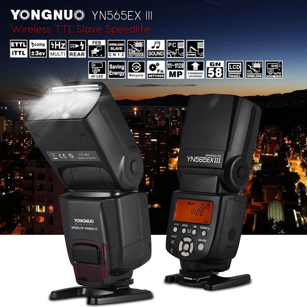 [CLEARANCE] Yongnuo YN565 EX III C Flash Speedlite with E-TTL for Canon Cameras YN565 EX III