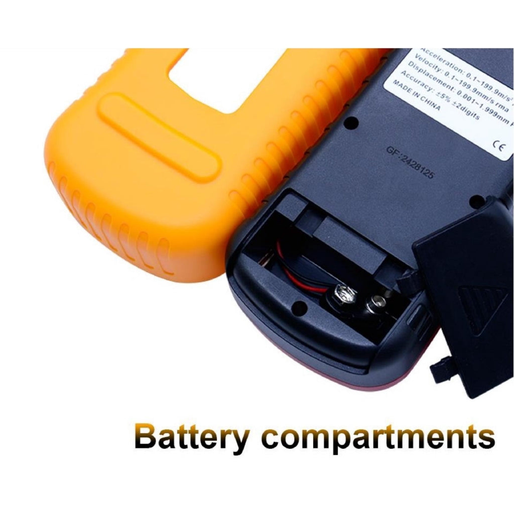 Benetech GM63B Digital Displacement / Velocity / Acceleration Measurement Vibrometer Vibration Meter + Temperature Meter
