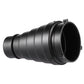 Pxel ST-6BL Metal Conical Snoot with Honeycomb Grid and Gel Filter Kit for Bowens Mount Studio Strobe Monolight Photography Flash
