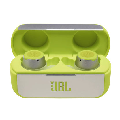 JBL Reflect Flow TWS True Wireless Bluetooth Earbuds with 30Hrs Total Battery, IP67 Waterproof Rating, Ambient Aware and Talkthru Feature for Outdoor Workout and Sports (Green)